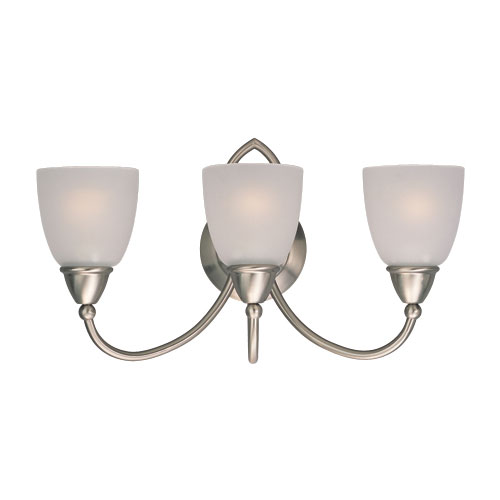 S40075962 Pemberton 3 Bulb Bathroom Lighting - Brushed Nickel S40075962 Pemberton 3 Bulb Bathroom Lighting - Brushed Nickel
