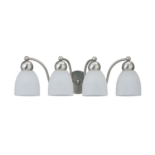 S44037962 Metropolis 4 or More Bulb Bathroom Lighting - Brushed Nickel S44037962 Metropolis 4 or More Bulb Bathroom Lighting - Brushed Nickel