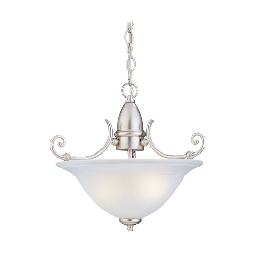 S51050962 Canterbury Semi Flush Mount Ceiling Light - Brushed Nickel S51050962 Canterbury Semi Flush Mount Ceiling Light - Brushed Nickel