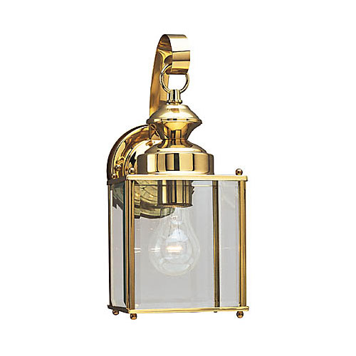 S845702 Jamestowne Entrance Outdoor Wall Light - Polished Brass S845702 Jamestowne Entrance Outdoor Wall Light - Polished Brass