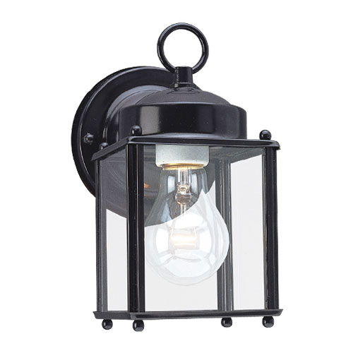 S859212 New Castle Entrance Outdoor Wall Light - Black S859212 New Castle Entrance Outdoor Wall Light - Black