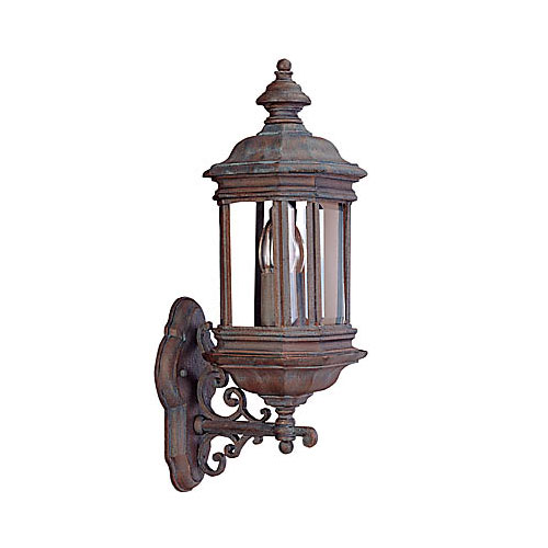 S883808 Hill Gate Entrance Outdoor Wall Light - Textured Rust Patina S883808 Hill Gate Entrance Outdoor Wall Light - Textured Rust Patina