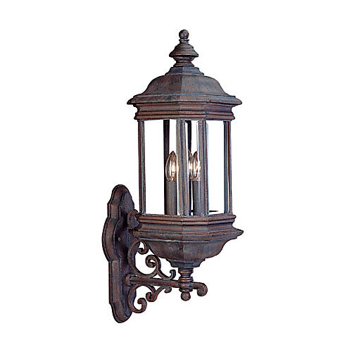 S883908 Hill Gate Entrance Outdoor Wall Light - Textured Rust Patina S883908 Hill Gate Entrance Outdoor Wall Light - Textured Rust Patina