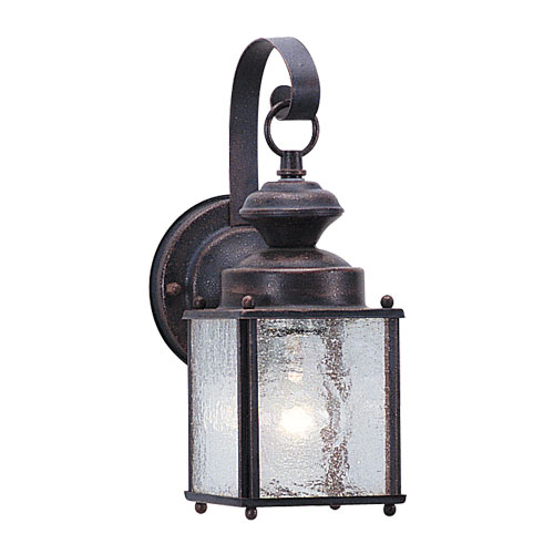 S888008 Jamestowne Entrance Outdoor Wall Light - Textured Rust Patina S888008 Jamestowne Entrance Outdoor Wall Light - Textured Rust Patina