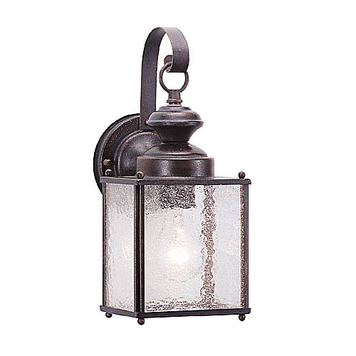 S888108 Jamestowne Entrance Outdoor Wall Light - Textured Rust Patina S888108 Jamestowne Entrance Outdoor Wall Light - Textured Rust Patina