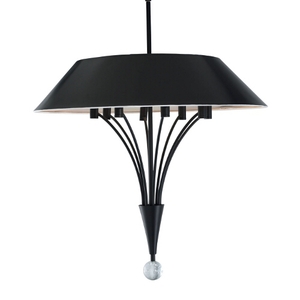 S319525 Fontana Up Light Pendant Light - Satin Black S319525 Fontana Up Light Pendant Light - Satin Black