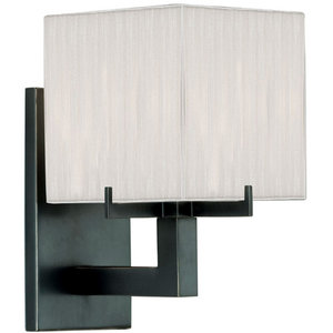 S335251 BOXUS 1 Bulb Wall Sconce - Black Brass S335251 BOXUS 1 Bulb Wall Sconce - Black Brass
