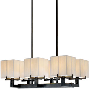 S335751 BOXUS Mid Sized Chandelier Chandelier - Black Brass S335751 BOXUS Mid Sized Chandelier Chandelier - Black Brass