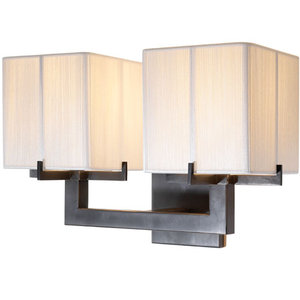S335851 BOXUS Multi Bulb Wall Sconce - Black Brass S335851 BOXUS Multi Bulb Wall Sconce - Black Brass
