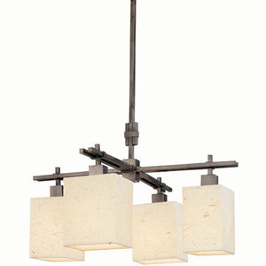 S407428 Nikko Mid Sized Chandelier Chandelier - Blackened Steel S407428 Nikko Mid Sized Chandelier Chandelier - Blackened Steel