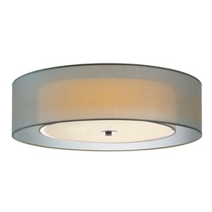 S601413F Puri Flush Mount Ceiling Light - Satin Nickel S601413F Puri Flush Mount Ceiling Light - Satin Nickel