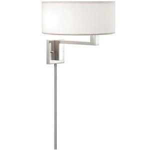 S608913 Quadratto Swing Arm Lamp - Satin Nickel S608913 Quadratto Swing Arm Lamp - Satin Nickel