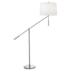S700313 Perno Floor Lamp - Satin Nickel S700313 Perno Floor Lamp - Satin Nickel