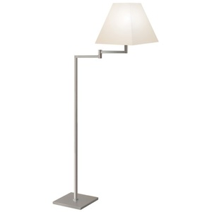 S707613 Square Swing Arm Lamp - Satin Nickel S707613 Square Swing Arm Lamp - Satin Nickel