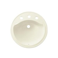 Self-Rimming Bathroom Sink 19 x 19 x 8 Self-Rimming Bathroom Sink 19 x 19 x 8