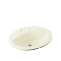 Self-Rimming Bathroom Sink 20 x 17 x 8 Self-Rimming Bathroom Sink 20 x 17 x 8