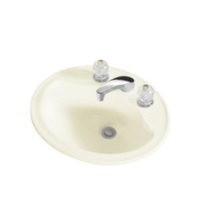 Self-Rimming Bathroom Sink 20 x 17 x 8 Self-Rimming Bathroom Sink 20 x 17 x 8