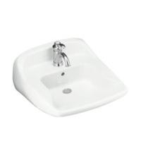 Wall Hung Bathroom Sink 21 x 21-1/2 x 10-1/4 Wall Hung Bathroom Sink 21 x 21-1/2 x 10-1/4