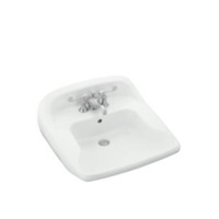 Wall Hung Bathroom Sink 21 x 21-1/2 x 10-1/4 Wall Hung Bathroom Sink 21 x 21-1/2 x 10-1/4