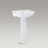Pedestal Bathroom Sink 21-1/4'' x 18-1/4'' x 34'' Pedestal Bathroom Sink 21-1/4'' x 18-1/4'' x 34''