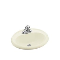 Self-Rimming Bathroom Sink 20 x 17 x 7-5/8 Self-Rimming Bathroom Sink 20 x 17 x 7-5/8