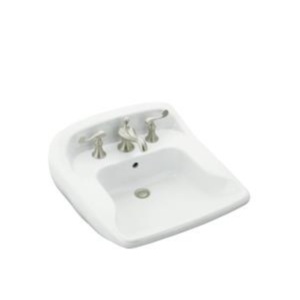S4420380 Worthington Wall Hung Bathroom Sink - White S4420380 Worthington Wall Hung Bathroom Sink - White