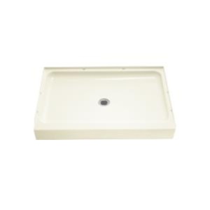 S7212110096 Ensemble Single Threshold 48'' and Larger Shower Base - Biscuit S7212110096 Ensemble Single Threshold 48'' and Larger Shower Base - Biscuit