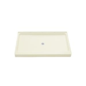 S7213110096 Ensemble Single Threshold 48'' and Larger Shower Base - Biscuit S7213110096 Ensemble Single Threshold 48'' and Larger Shower Base - Biscuit