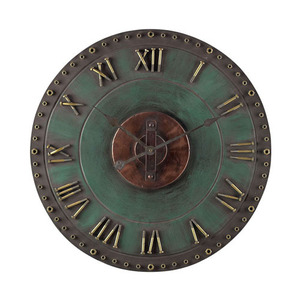 SI1281004 Wall Clock - Marilia Verde With Gold SI1281004 Wall Clock - Marilia Verde With Gold