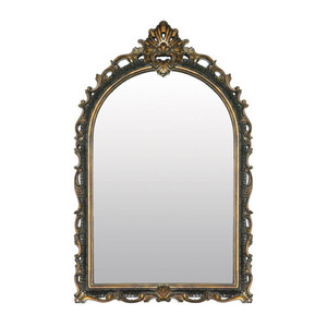 SI265545M Unique Shape Mirror - Arched Acanthus In Gretna Gold SI265545M Unique Shape Mirror - Arched Acanthus In Gretna Gold