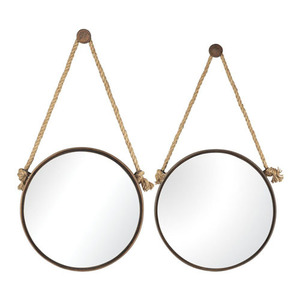 SI538502 Round Mirror - Iron SI538502 Round Mirror - Iron