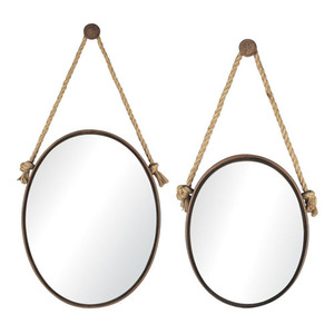 SI538503 Oval Mirror - Iron SI538503 Oval Mirror - Iron