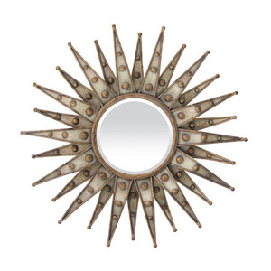 SI550062M Round Mirror - Centauri Starbrust In Humphrey Finish SI550062M Round Mirror - Centauri Starbrust In Humphrey Finish