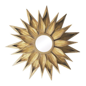 SI55216 Round Mirror - Brackenhead In Cambelside Gold SI55216 Round Mirror - Brackenhead In Cambelside Gold