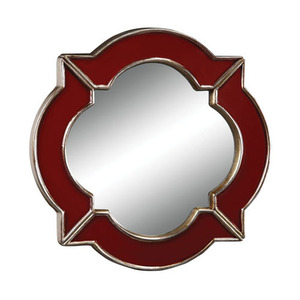 SI6050522 Unique Shape Mirror - Lilliput In Schribner Red SI6050522 Unique Shape Mirror - Lilliput In Schribner Red