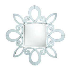 SIDM1986 Phoenix Park Unique Shape Mirror - White SIDM1986 Phoenix Park Unique Shape Mirror - White