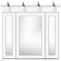 Tri-View Medicine Cabinet 36 X 5-1/2 X 36 Tri-View Medicine Cabinet 36 X 5-1/2 X 36