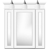 Tri-View Medicine Cabinet 36 X 5-1/2 X 30 Tri-View Medicine Cabinet 36 X 5-1/2 X 30