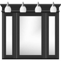 Tri-View Medicine Cabinet 36 X 5-1/2 X 36 Tri-View Medicine Cabinet 36 X 5-1/2 X 36