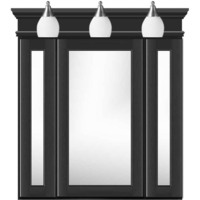 Tri-View Medicine Cabinet 36 X 5-1/2 X 30 Tri-View Medicine Cabinet 36 X 5-1/2 X 30