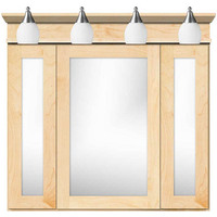 Tri-View Medicine Cabinet 36 X 5-1/2 X 36 Tri-View Medicine Cabinet 36 X 5-1/2 X 36