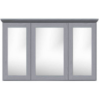 Tri-View Medicine Cabinet 31-1/2 X 6-1/2 X 48 Tri-View Medicine Cabinet 31-1/2 X 6-1/2 X 48