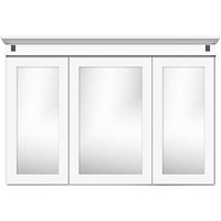 Tri-View Medicine Cabinet 36 X 6-1/2 X 48 Tri-View Medicine Cabinet 36 X 6-1/2 X 48
