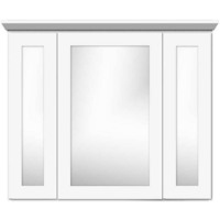 Tri-View Medicine Cabinet 31-1/2 X 5-1/2 X 36 Tri-View Medicine Cabinet 31-1/2 X 5-1/2 X 36