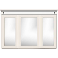 Tri-View Medicine Cabinet 36 X 6-1/2 X 48 Tri-View Medicine Cabinet 36 X 6-1/2 X 48