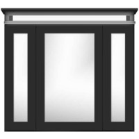 Tri-View Medicine Cabinet 36 X 6-1/2 X 36 Tri-View Medicine Cabinet 36 X 6-1/2 X 36