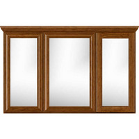 Tri-View Medicine Cabinet 31-1/2 X 5-1/2 X 48 Tri-View Medicine Cabinet 31-1/2 X 5-1/2 X 48