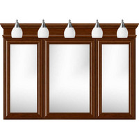 Tri-View Medicine Cabinet 36 X 5-1/2 X 48 Tri-View Medicine Cabinet 36 X 5-1/2 X 48