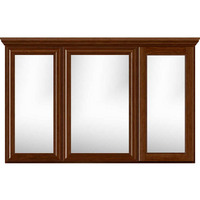 Tri-View Medicine Cabinet 31-1/2 X 5-1/2 X 48 Tri-View Medicine Cabinet 31-1/2 X 5-1/2 X 48