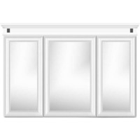 Tri-View Medicine Cabinet 36 X 6-1/2 X 48 Tri-View Medicine Cabinet 36 X 6-1/2 X 48